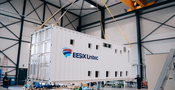 PFAS removal container - Besix/Teblick