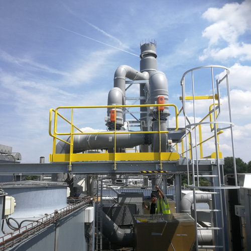 Teblick Exhaust system pharmaceutical plant